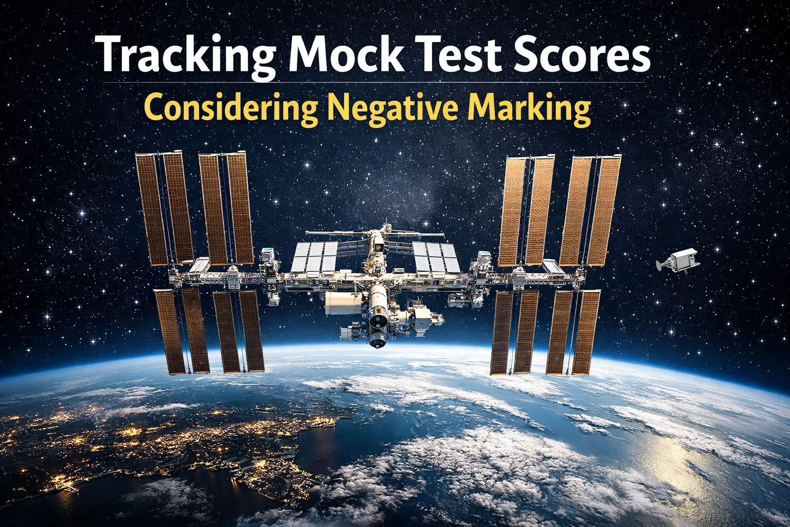 Tracking Mock Test Scores Considering Negative Marking